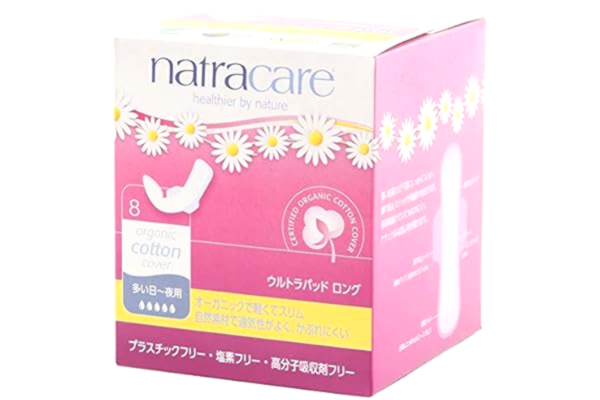 Natracare  Ultra extra dynor med vingar, lång, 8 stycken