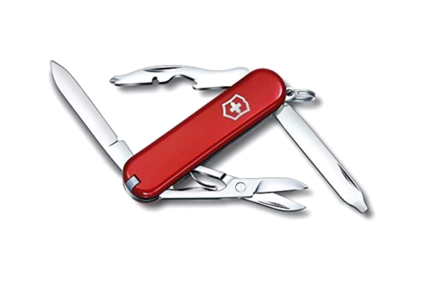 Victorinox  0.6363 fickkniv Rambler liten (10 funktioner, Phillips-skruvmejsel, sax, blad, nagelfil) röd