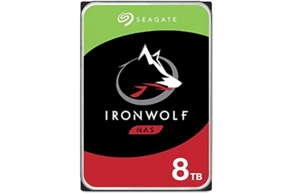 Seagate  IronWolf 8 TB NAS Internal Hard Drive HDD – 3.5 Inch SATA 6 GB/s 7200 RPM 256 MB Cache for RAID Network Attached Storage, 3 Years Data Recovery – Frustration Free Packaging (ST8000VNZ04)