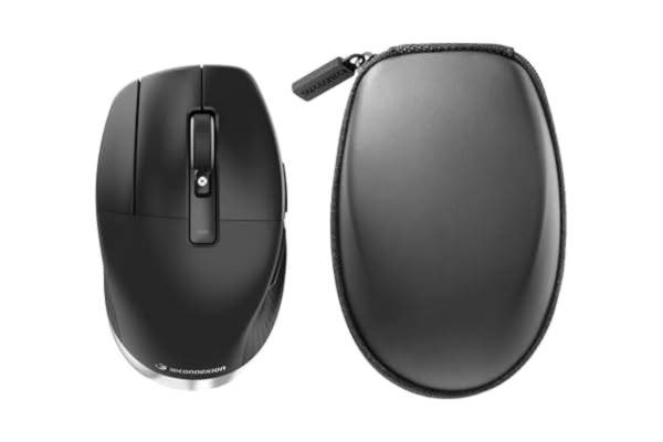 3DConnexion 3Dconnexion CadMouse Pro Wireless Left - Hiiri - 7 painiketta - Musta