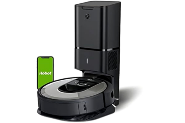iRobot ® Roomba® i7+ (i755640) connected Robot Vacuum - Automatic Dirt Disposal - Dual Multi Surface Rubber Brushes - Learns, Maps, and Adapts - Clean by Object - Personalized Suggestions