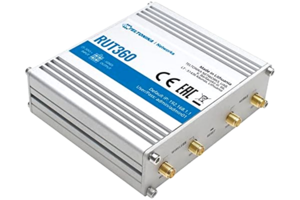 Teltonika  RUT360 LTE CAT6 Industrial Cellular Router - Wireless router N Standard - 802.11n